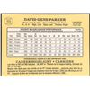 Image 2 : 1985 LEAF DAVE PARKER (HOF)