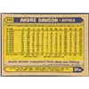Image 2 : 1987 TOPPS ANDRE DAWSON (HOF)