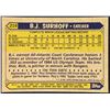 Image 2 : 1987 TOPPS B.J. SURHOFF ROOKIE CARD