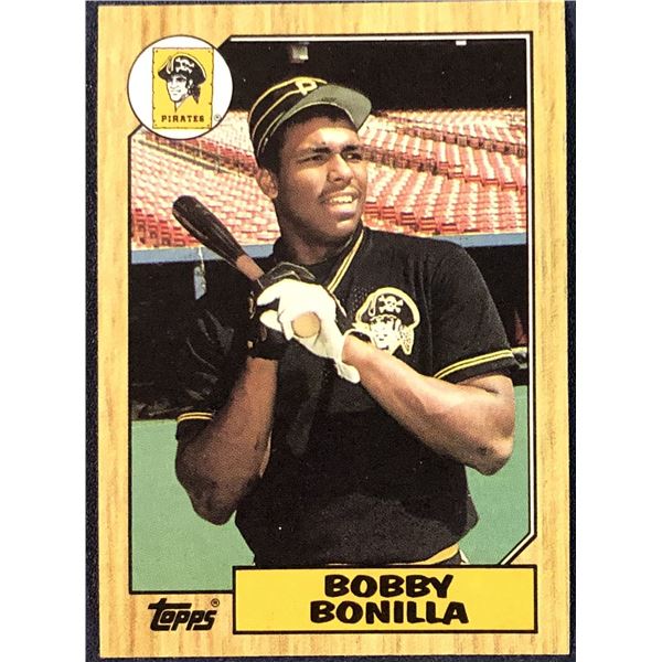1987 TOPPS BOBBY BONILLA ROOKIE CARD