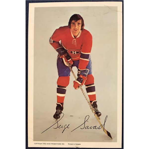1972-73 PRO STAR POSTCARDS - SERGE SAVARD (HOF)