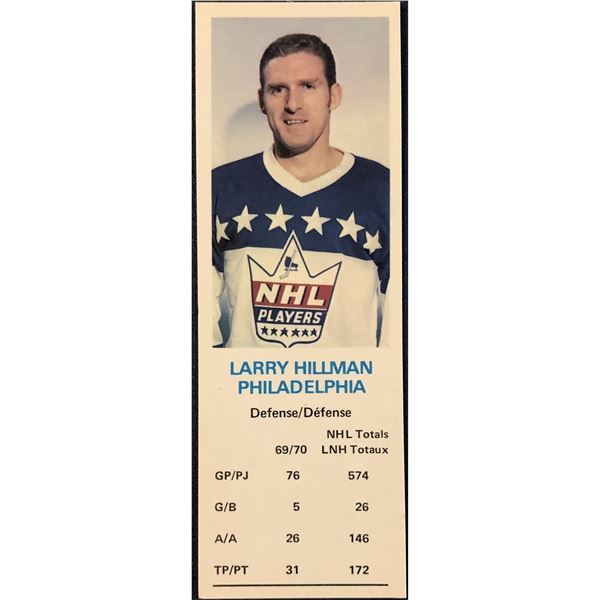 1970-71 DAD'S COOKIES LARRY HILLMAN