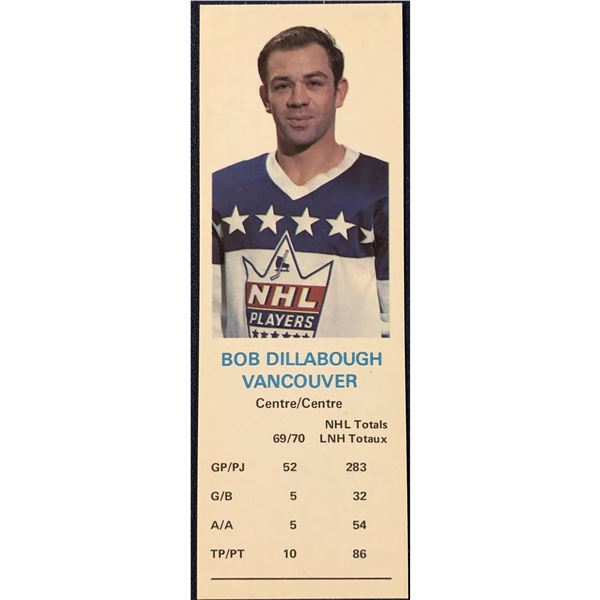 1970-71 DAD'S COOKIES BOB DILLABOUGH