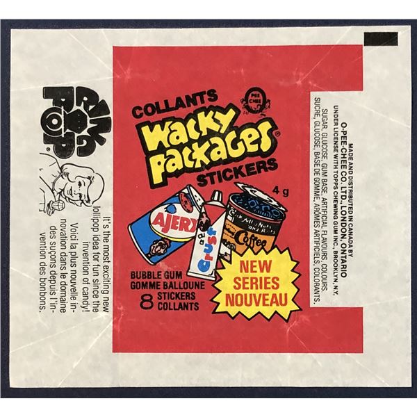 1979 O-PEE-CHEE WACKY PACKS WRAPPER