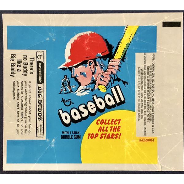 1971 TOPPS BASEBALL WRAPPER