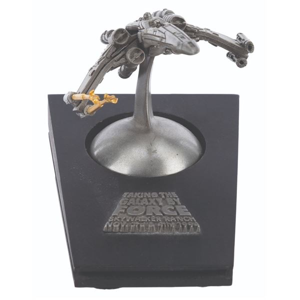 A 1994 Star Wars Summit Limited Edition X-Wing Sculpture.