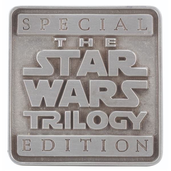 A 1996 Star Wars Summit Paperweight.
