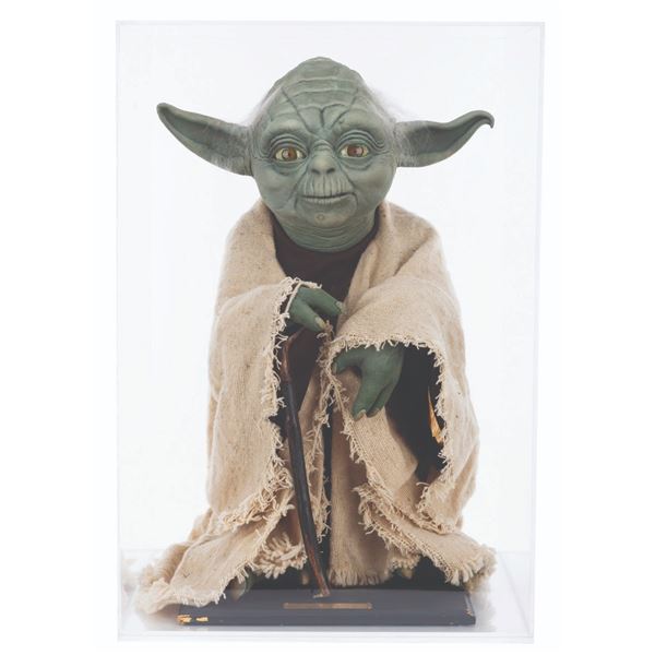 A Yoda Sideshow Prototype Figure.