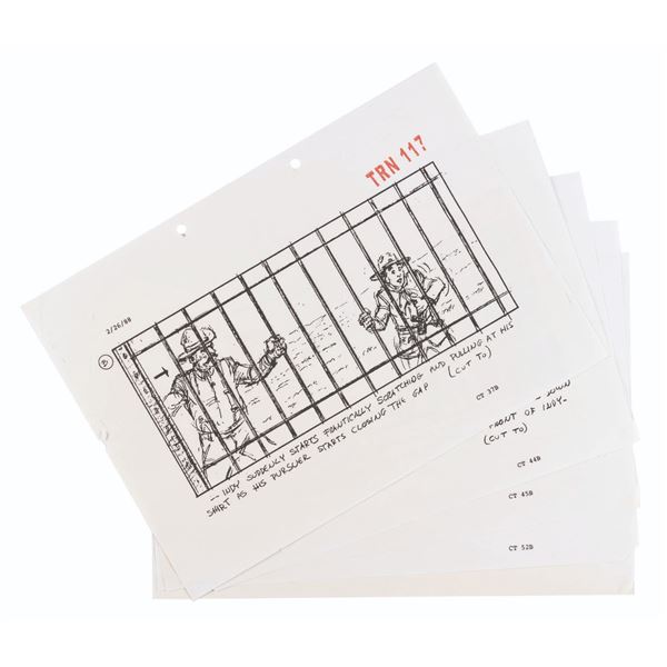 A Collection of "Indiana Jones and the Last Crusade" Storyboards.