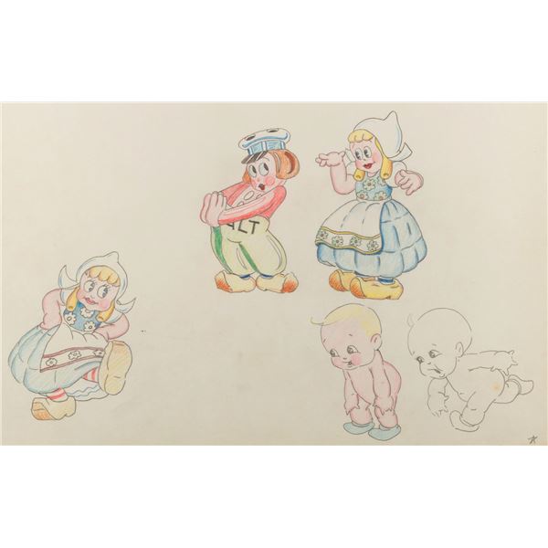 "Little Dutch Plate" Model Drawings.