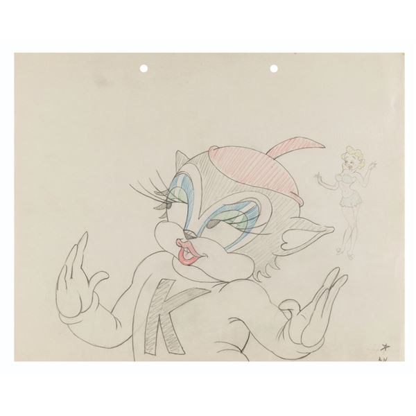 A "Katnip Kollege" Model Drawing.