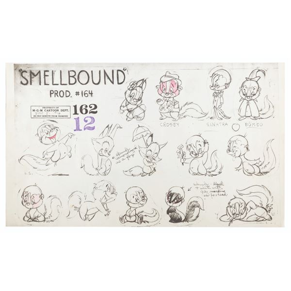 A "Little 'Tinker" Photostat Model Sheet.