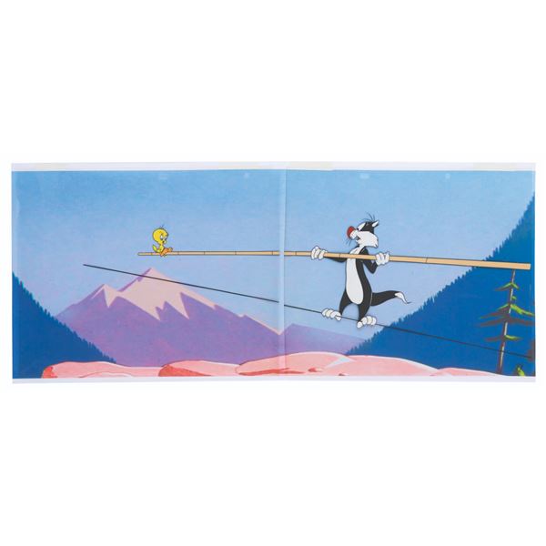 A Pair of"Tweety’s Circus" Production Cels.