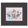 Image 2 : A Virgil Ross Signed Porky, Elmer, Bugs, and Daffy Drawing.