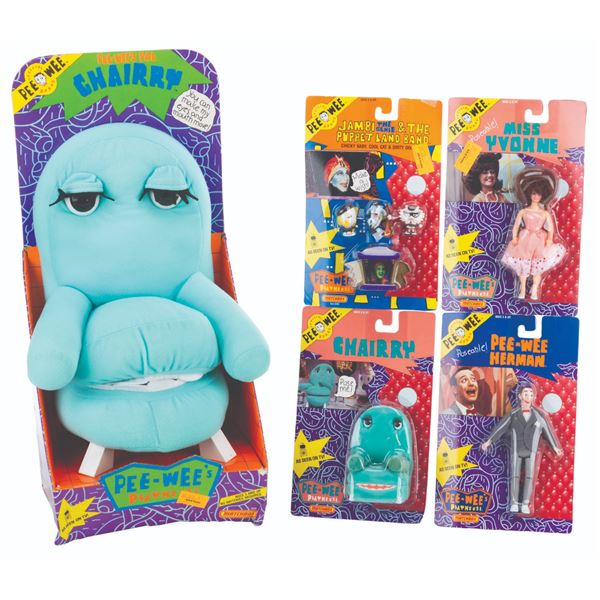 A "Pee-wee's Playhouse" Chairry Doll and Figures.