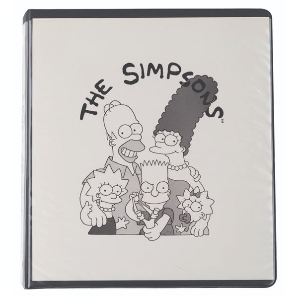 A Rare Early "The Simpsons" Style Guide.