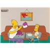 Image 1 : A Rare Simpsons Production Cel from"The Tracey Ullman Show."