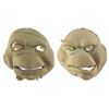 Image 1 : A Pair of "Ninja Turtles: The Next Mutation" Puppet Head Skins.