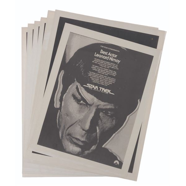 A Collection of "Star Trek: The Motion Picture" Award Ad Layouts.