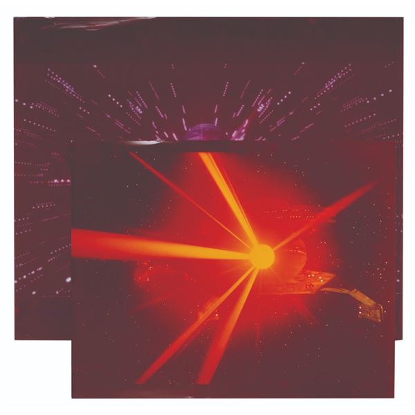 A Pair of Large Photos From"Star Trek: The Motion Picture" Ad Development.