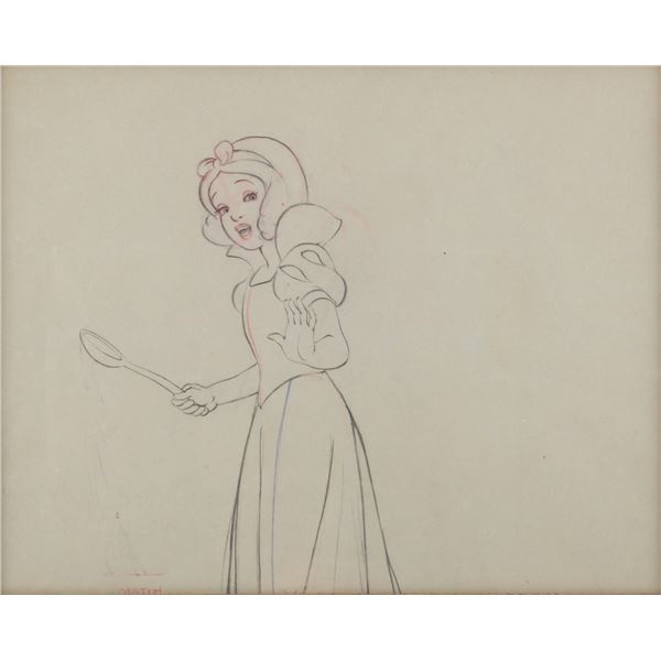 A"Snow White and the Seven Dwarfs" Production Drawing