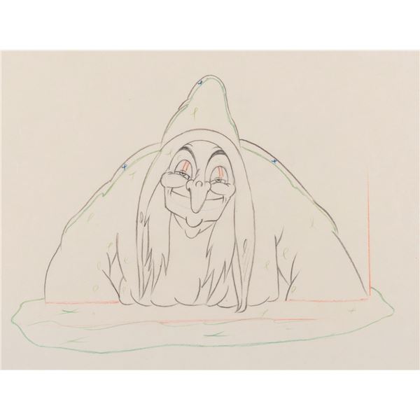 A "Snow White and the Seven Dwarfs" Production Drawing.