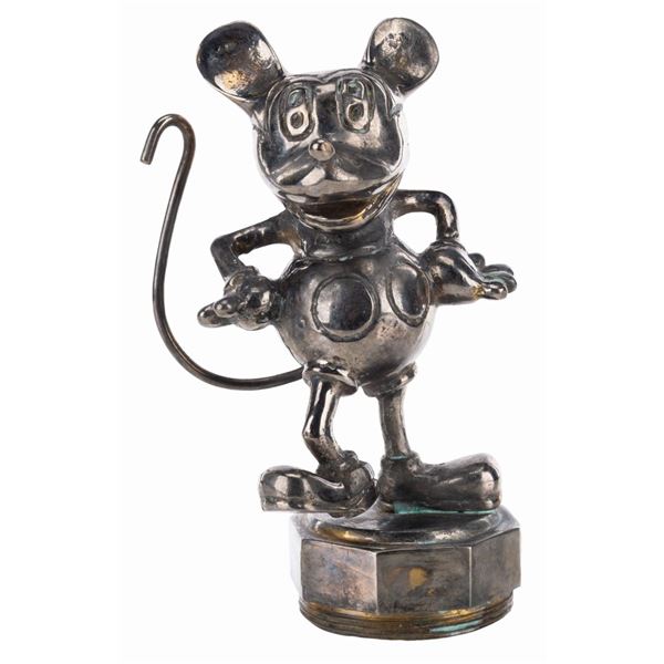 A Mickey Mouse Radiator Cap Hood Ornament.