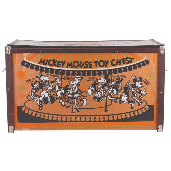 A Rare 1930s Mickey Mouse Toy Chest.