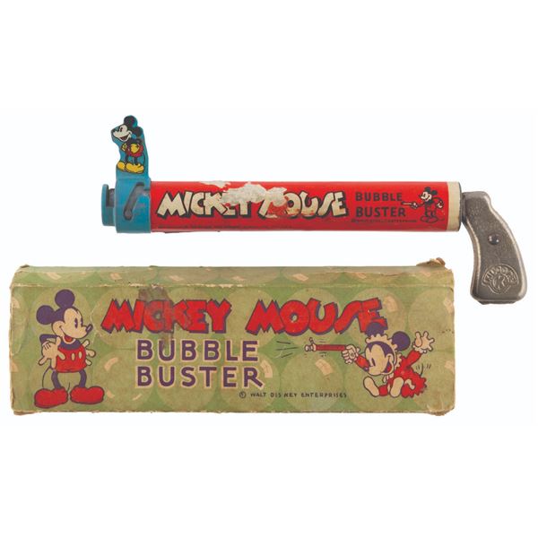 A Mickey Mouse Bubble Buster Toy.