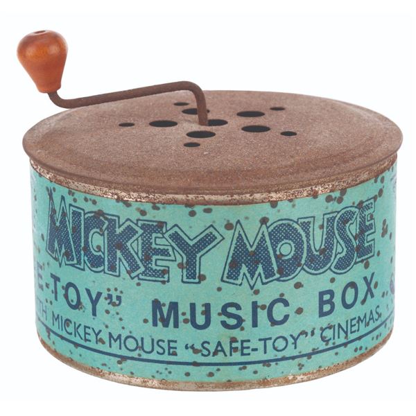 A Mickey Mouse Safe-Toy Music Box.