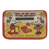 Image 2 : A Mickey Mouse Treasure Chest Tin Bank.