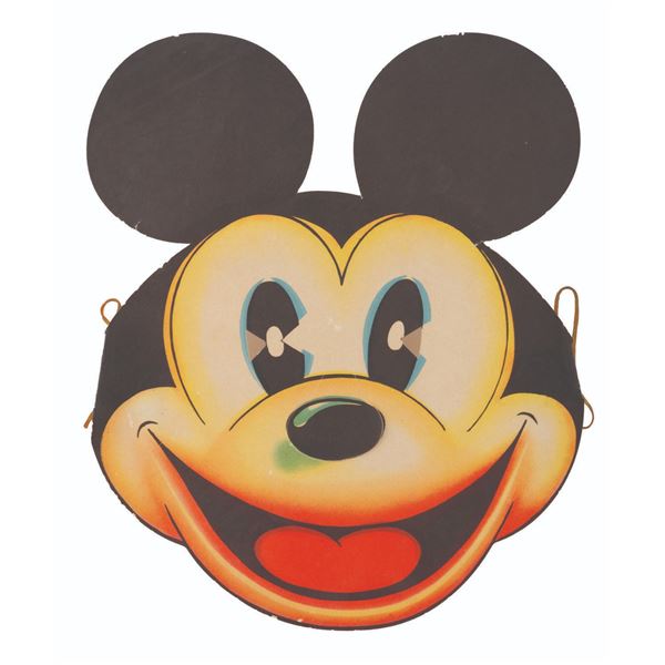 A Rare Mickey Mouse Paper Par-T-Mask.