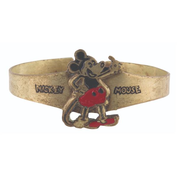 A Cohn & Rosenberger Mickey Mouse Bracelet with Box.