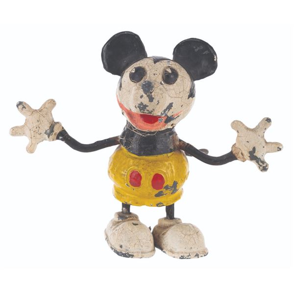 A Mickey Mouse German Metal Figure.