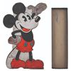 Image 1 : A Die-Cut Mickey Mouse Figural Pencil Case.