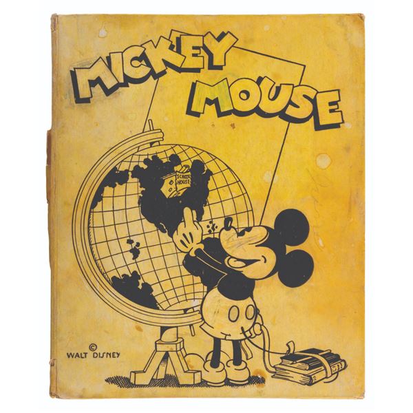 A Rare Early Mickey Mouse Binder.