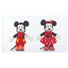 Image 1 : A Set of Reproduction 1940s Mickey and Minnie Gund Dolls.