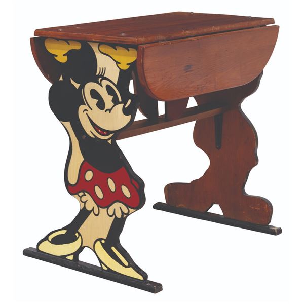 A Kroehler Mickey and Minnie Mouse Table.