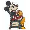 Image 4 : A Rare Kroehler Mickey and Minnie Mouse Desk Chair.
