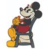 Image 5 : A Rare Kroehler Mickey and Minnie Mouse Desk Chair.