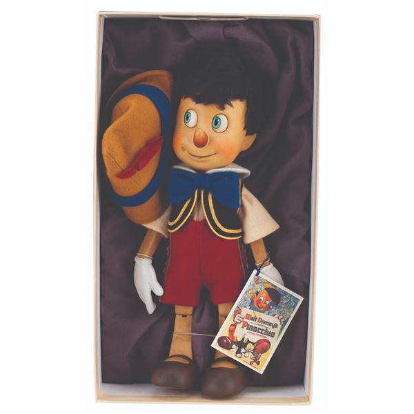 An R. John Wright Pinocchio Doll in Box.