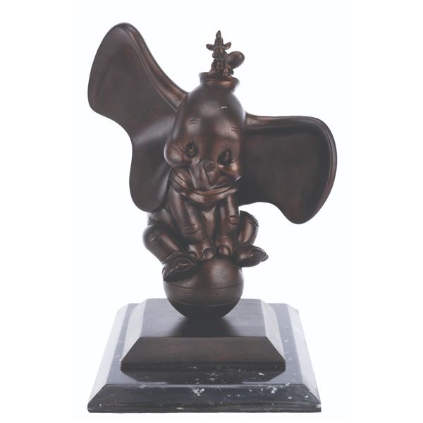 A Dumbo and Timothy Q. Mouse Statue.