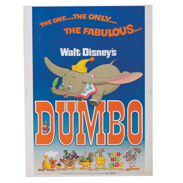 A"Dumbo" Uncut Re-Release Poster.