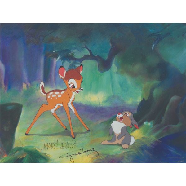 A Marc Davis & Tyrus Wong Signed "Bambi" Print.