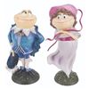 Image 2 : A Set of Walt Disney Classics Collection Mr. Toad Blue Boy and Pinkie Figurines.