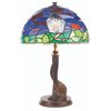 Image 1 : A "Cinderella" Stained-Glass Lamp by Jody Daily.