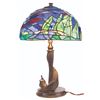 Image 6 : A "Cinderella" Stained-Glass Lamp by Jody Daily.