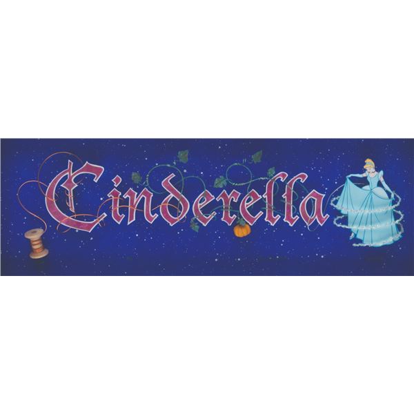 A Dave Avanzino"Cinderella" 50th Shadowbox.