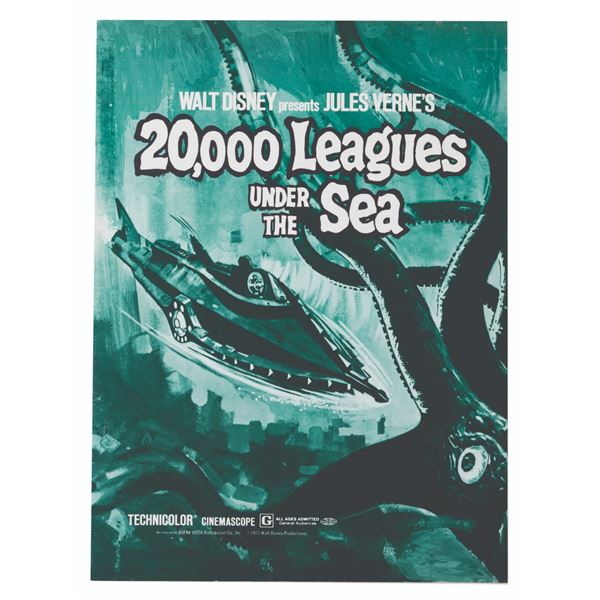 A "20,000 Leagues Under the Sea" Re-Release Press Book.
