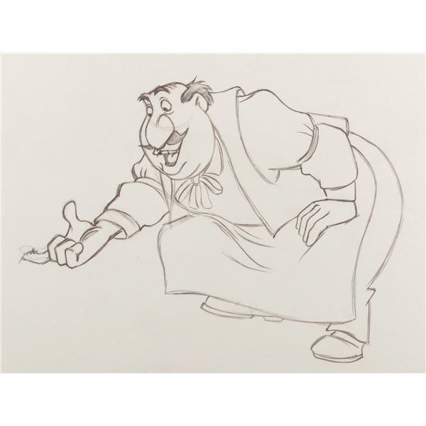 A John Lounsbery"Lady and the Tramp" Tony Production Drawing.